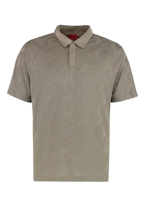 BOSS jacquard polo shirt - Neutrals