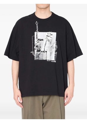 Kolor graphic-print T-shirt - Black