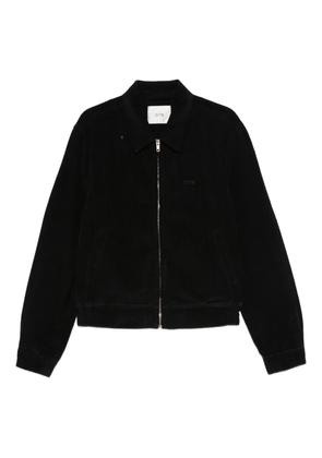 Arte Antwerp zip-up corduroy jacket - Black