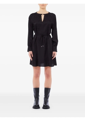 LIU JO keyhole tie mini dress - Black