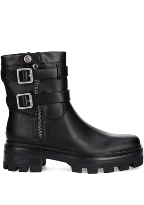 GUESS USA Lynden buckle-strap ankle boots - Black