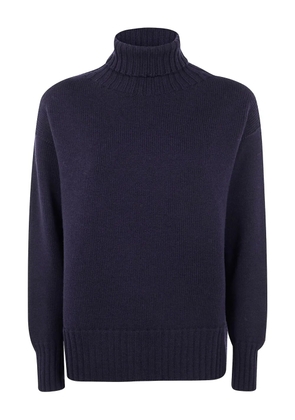 Drumohr turtleneck wool sweater - Blue