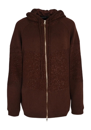 Fabiana Filippi hood cardigan - Red