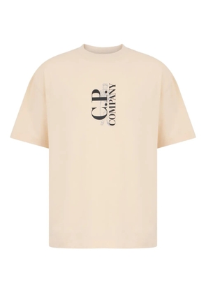 C.P. Company logo-print t-shirt - Neutrals
