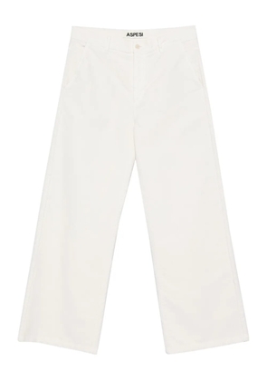 ASPESI Norman belt-loop trousers - Neutrals