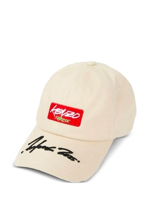 Kenzo logo-patch baseball cap - White
