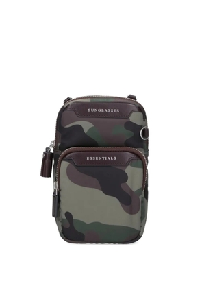 Anya Hindmarch Camouflage zip shoulder bag - Green