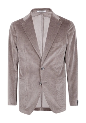 Tagliatore corduroy two-button jacket - Brown