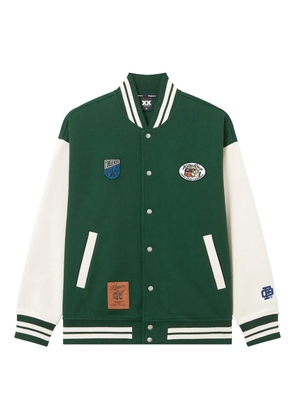 FINGERCROXX appliqué buttoned jacket - Green