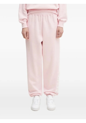 Aries elastic-waistband track pants - Pink