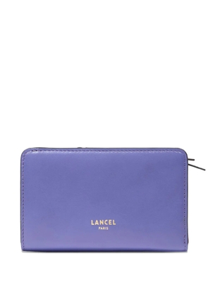 Lancel logo-stamp leather wallet - Purple