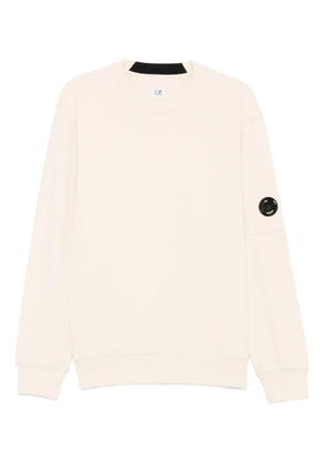 C.P. Company lens-detail crew-neck sweatshirt - Neutrals