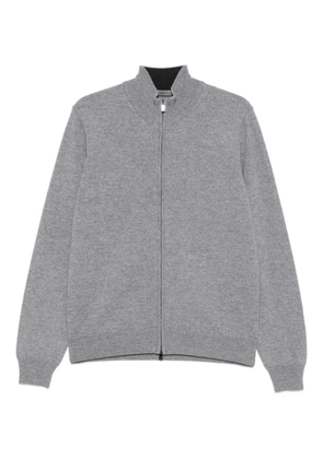 Corneliani zip-up cardigan - Grey