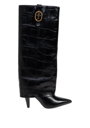 Kurt Geiger London leather knee-high boots - Black