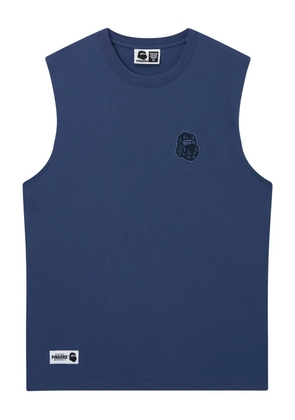 FINGERCROXX embroidered sleeveless vest - Blue