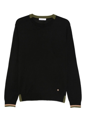 Manuel Ritz contrasting-trim sweater - Black