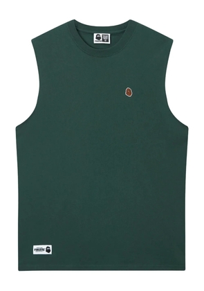 FINGERCROXX embroidered cotton vest - Green