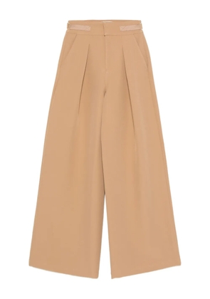 ERMANNO FIRENZE pleat-detail trousers - Neutrals