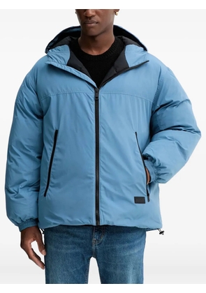 HUGO hooded zip-fastening jacket - Blue