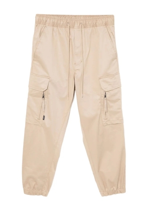FINGERCROXX logo-patched cargo pants - Neutrals