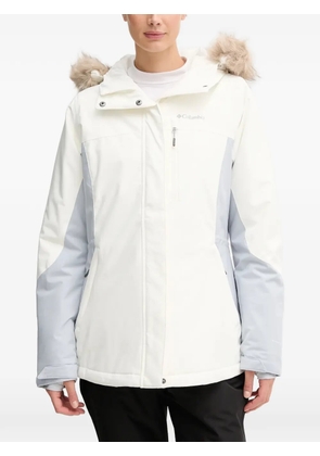 Columbia Ava Alpine faux-fur hooded ski jacket - White