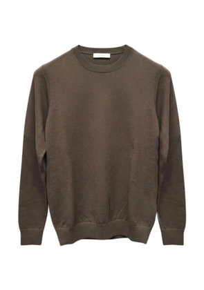 DIKTAT crew-neck sweatshirt - Brown