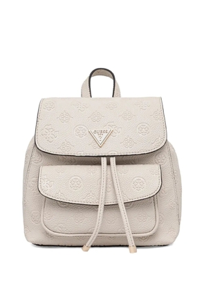 GUESS USA mini Cresidia 4G chain-detail backpack - Neutrals
