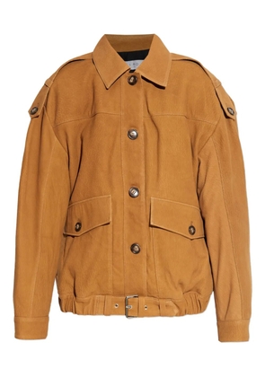 IRO button suede jacket - Brown