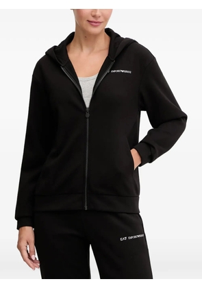 Ea7 Emporio Armani logo-detail tracksuit set - Black