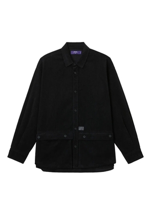 aftermaths corduroy pocket shirt - Black