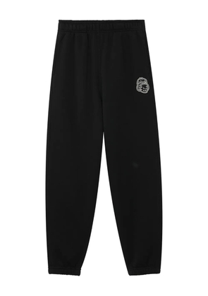 FINGERCROXX embroidered logo sweatpants - Black
