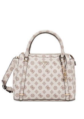 GUESS USA monogram charm-detail tote bag - Neutrals