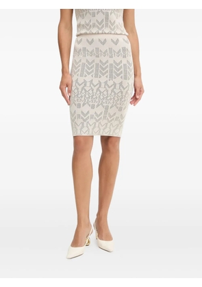 MARCIANO by GUESS patterned mini skirt - Neutrals
