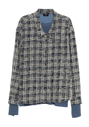 We11done layered T-shirt - Brown