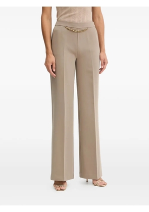 MARCIANO by GUESS Ella chain-detail trousers - Neutrals