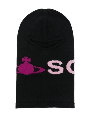 Vivienne Westwood initial balaclava - Black