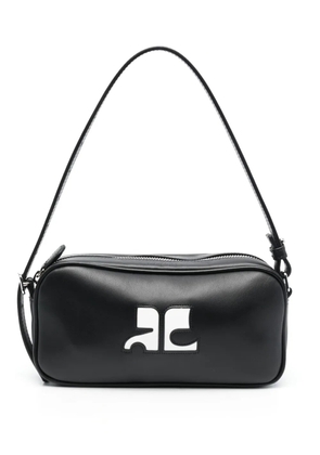 Courrèges Reedition leather camera bag - Black