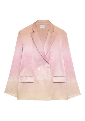 Pierre-Louis Mascia ombré-effect double-breasted jacket - Pink
