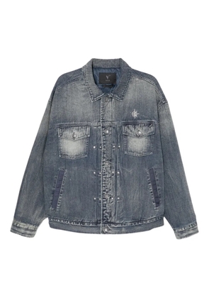 FIVE CM logoed denim jacket - Blue