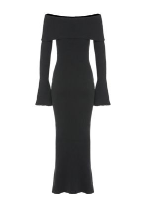 Les Filles d'Eva long-sleeve midi dress - Black