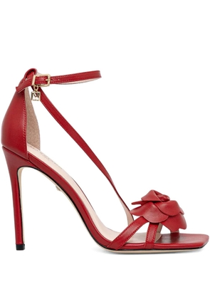 MARCIANO by GUESS 100mm peony stiletto sandals - Red