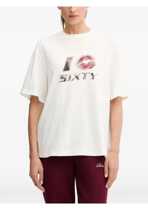 Miss Sixty print-detail T-shirt - White