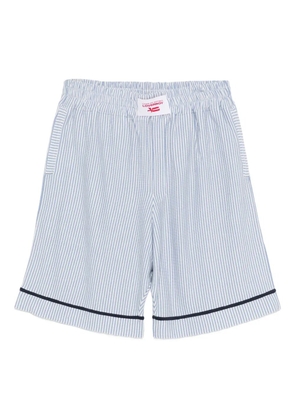 Charles Jeffrey Loverboy striped shorts - Blue