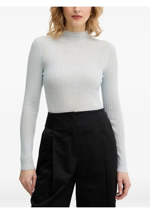 BOSS mock-neck sweater - Blue