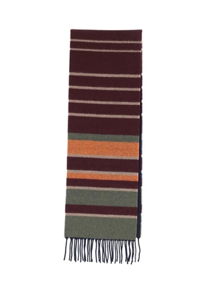 Paul Smith striped scarf - Brown