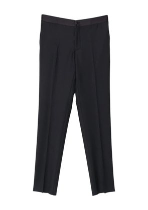 Canali side-stripe trousers - Blue