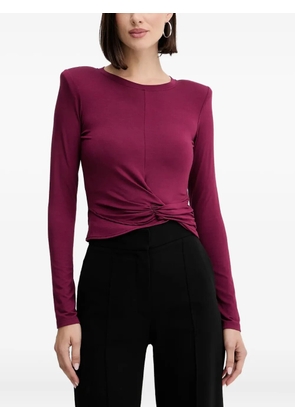 SIMONA CORSELLINI knot-detail top - Purple