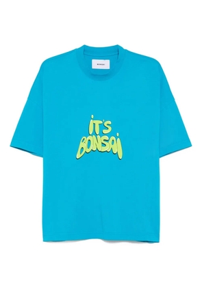 Bonsai graphic-print T-shirt - Blue