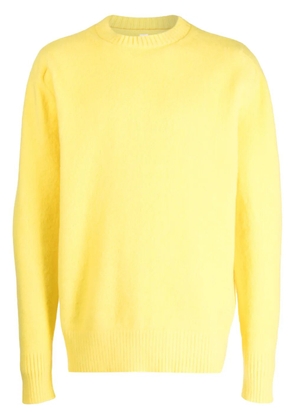 OAMC logo-intarsia wool jumper - Yellow