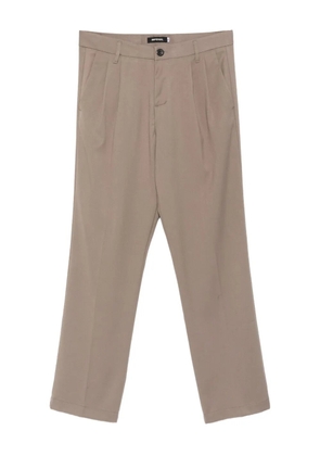 IMPERIAL pleated cotton trousers - Neutrals